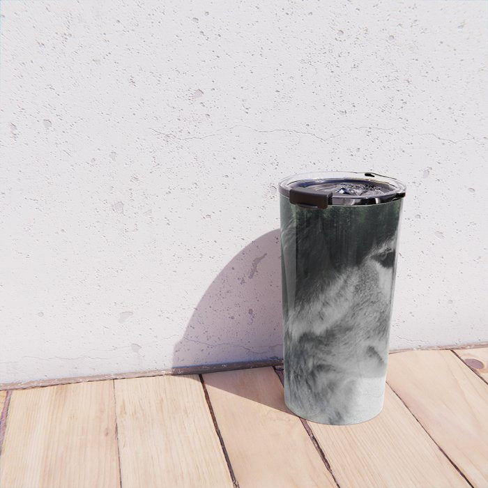 Wolf Stare Travel Mug Gallery Image 4