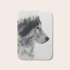 Wolf Stare Bath Mat Gallery Image 1