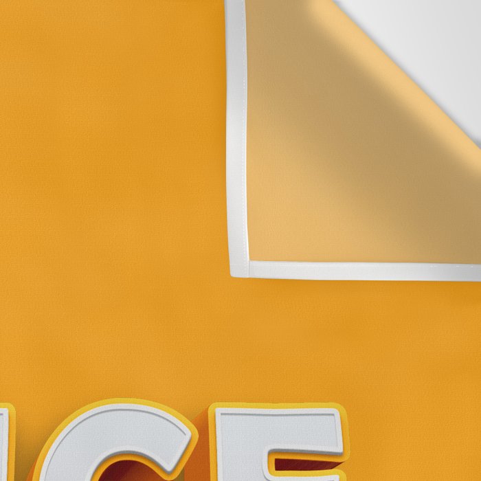 Dance 3D typography Wall Tapestry Gallery Image 3