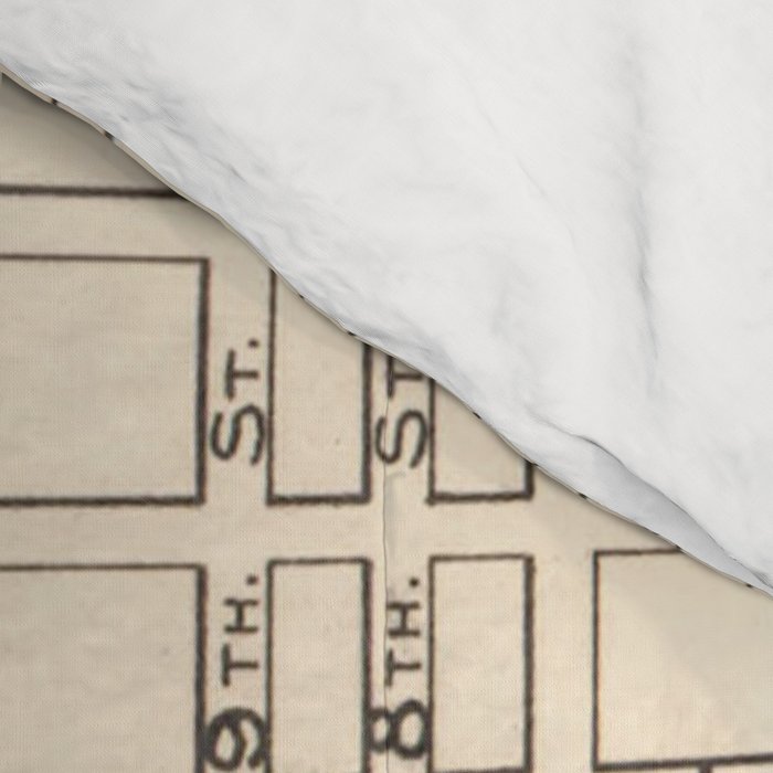 Vintage Map of Washington D.C. (1914) Comforter Gallery Image 4