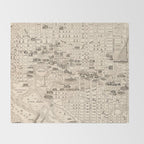 Vintage Map of Washington D.C. (1914) Throw Blanket Gallery Image 2