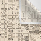 Vintage Map of Washington D.C. (1914) Wall Tapestry Gallery Image 3