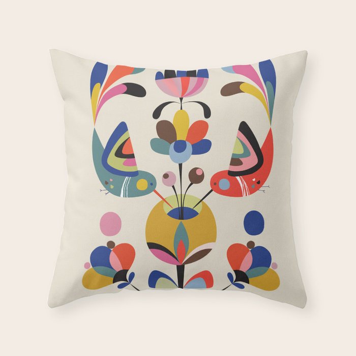 Hummingbirds Throw Pillow Gallery Image 6