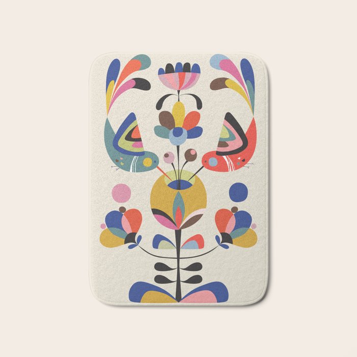 Hummingbirds Bath Mat Gallery Image 1