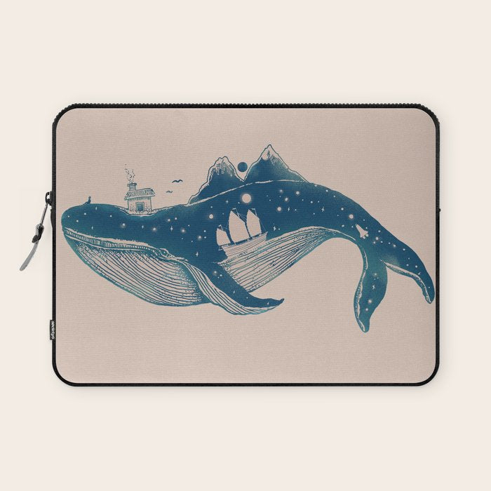 Home (A Whale from Home) Laptop Sleeve Gallery Image 1
