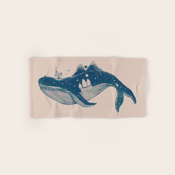 Home (A Whale from Home) Bath Towel Gallery Image 1