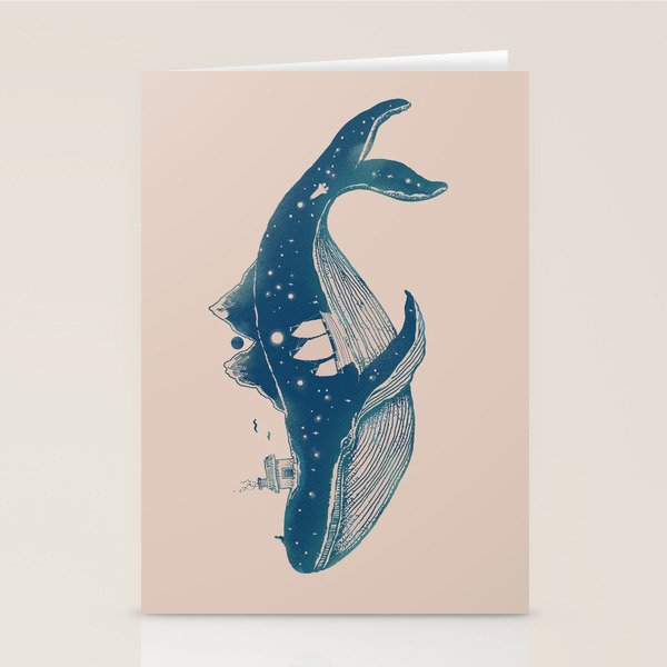 Home (A Whale from Home) Stationery Card Gallery Image 2