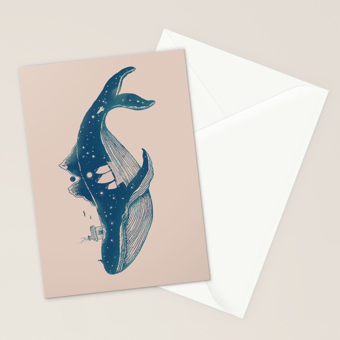 Home (A Whale from Home) Stationery Card Gallery Image 2