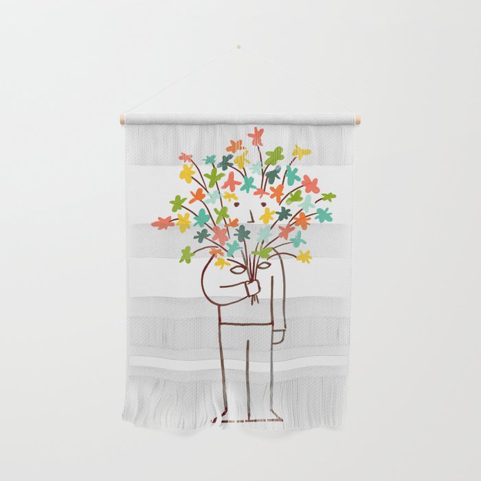 I bring flowers Wall Hanging Gallery Image 1