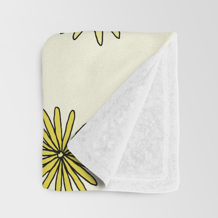 stay groovy rollerskate // retro surf art by surfy birdy Throw Blanket Gallery Image 3