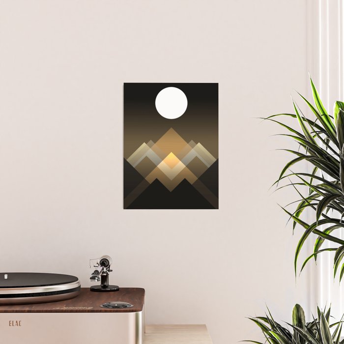 Path between hills Poster Gallery Image 2