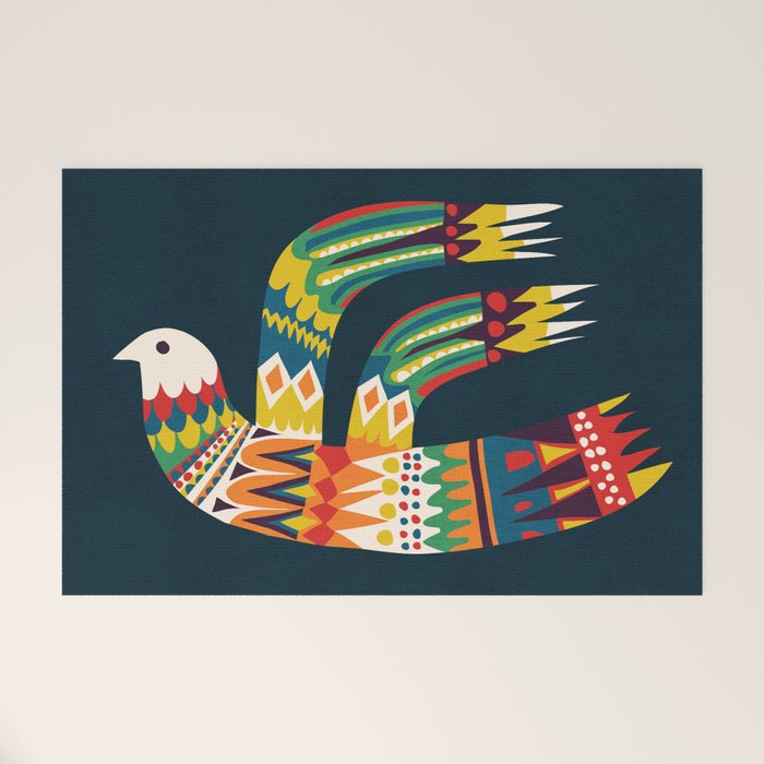 Native Bird Welcome Mat Gallery Image 1