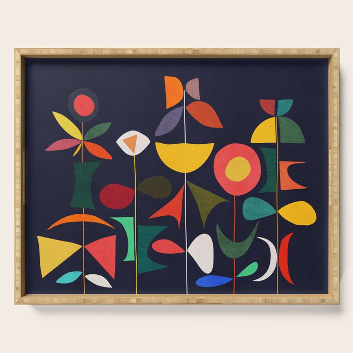 Klee's Garden Serving Tray Gallery Image 1