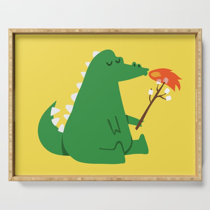 Dragon and Marshmallow Serving Tray Gallery Image 1