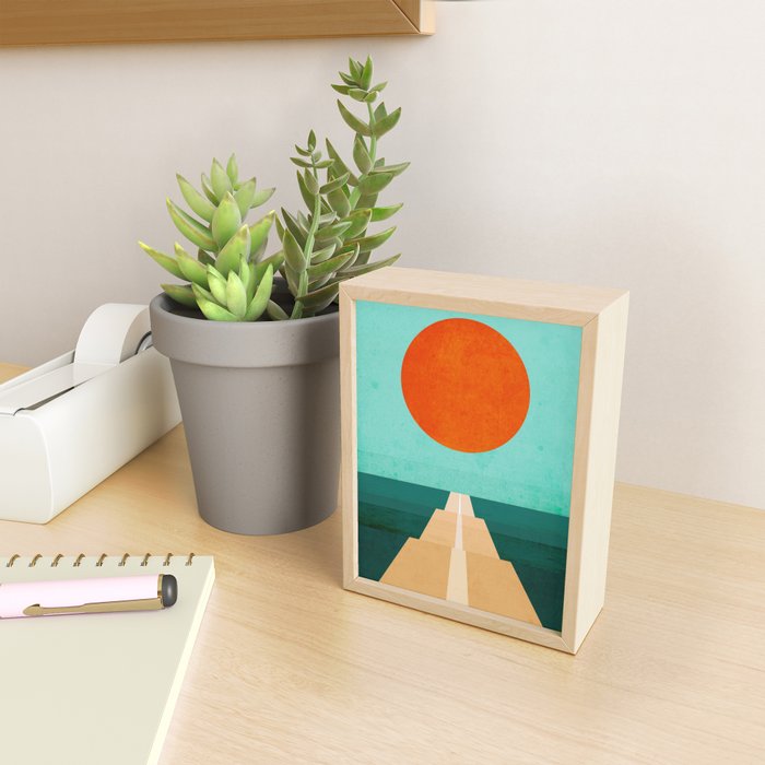 The Road Less Traveled Mini Art Print Gallery Image 2