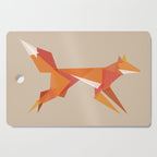 Fractal geometric fox Cutting Board Gallery Image 1