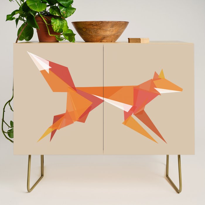 Fractal geometric fox Credenza Gallery Image 1
