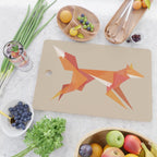Fractal geometric fox Cutting Board Gallery Image 2