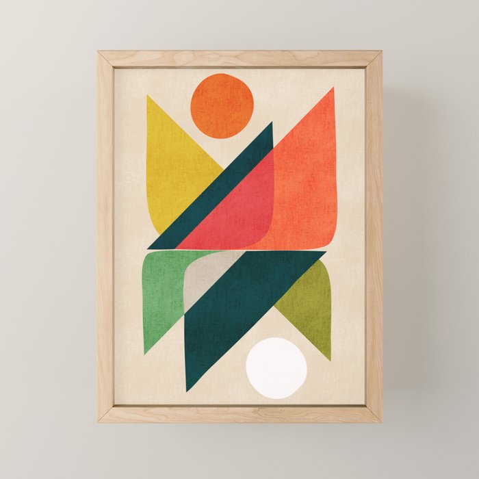 Reflection (of time and space) Mini Art Print Gallery Image 1