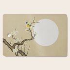 Plum blossoms, bird and the moon Type A (Minhwa: Korean traditional/folk art) Cutting Board Gallery Image 1