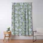 Coastal Blue Flowers Window Curtain Gallery Image 5