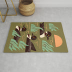 Loons At Dusk Rug Gallery Image 1
