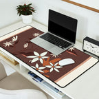Floral Mocha 3 Desk Mat Gallery Image 2