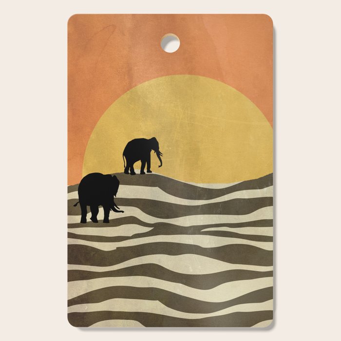 African Sunset Cutting Board Gallery Image 1