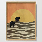 African Sunset Serving Tray Gallery Image 1