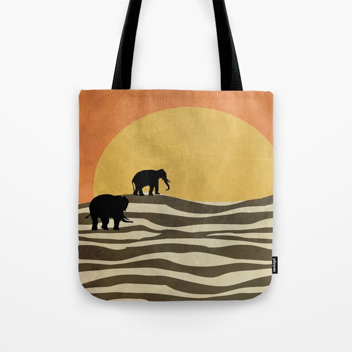 African Sunset Tote Bag Gallery Image 1