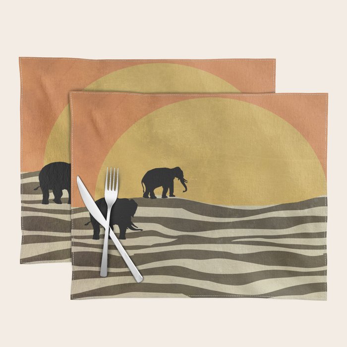 African Sunset Placemat Gallery Image 1