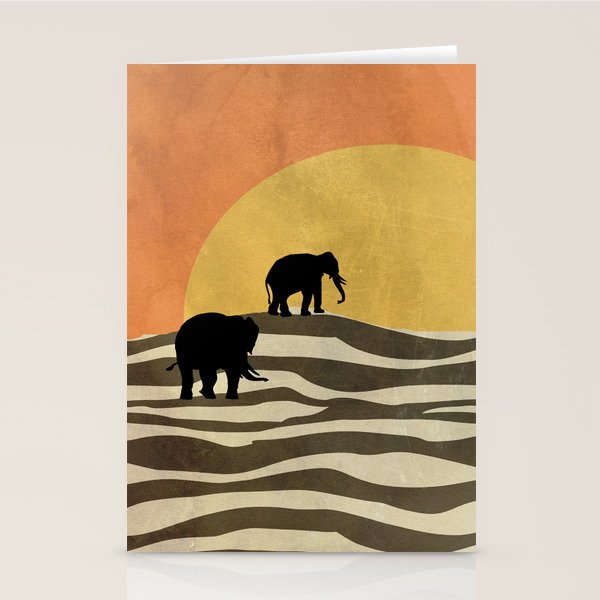 African Sunset Stationery Card Gallery Image 2