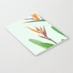 bird of paradise flower painting Notebook Gallery Image 3
