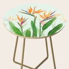 bird of paradise flower painting Side Table Gallery Image 2