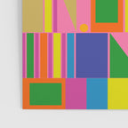 Mid Century Modern Modtastic Fun and Colorful Abstract Geometric Pattern Poster Gallery Image 3