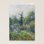 Camille Pissarro Garden and Chicken Coop at Octave Mirbeau's, Les Damps still life portrait painting Stationery Card Gallery Image 2