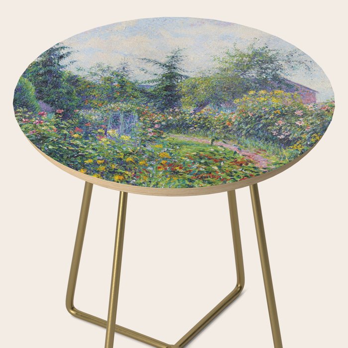 Camille Pissarro Garden and Chicken Coop at Octave Mirbeau's, Les Damps still life portrait painting Side Table Gallery Image 2