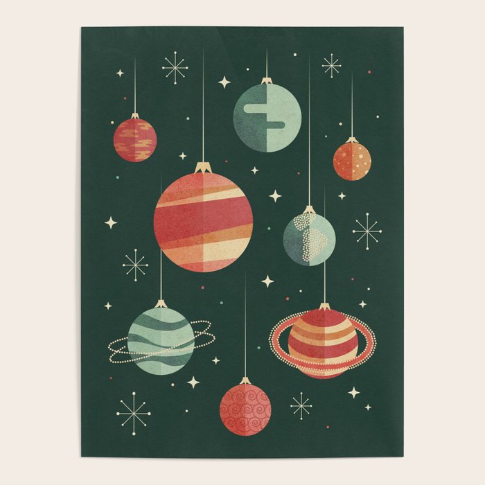 Joy to the Universe (on Green) Poster Gallery Image 1