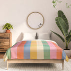 Rainbow Plaid Colorful Check Pattern Comforter Gallery Image 3