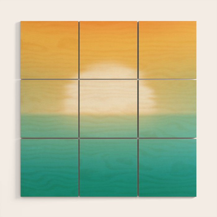 Into the horizon Wood Wall Art Gallery Image 1