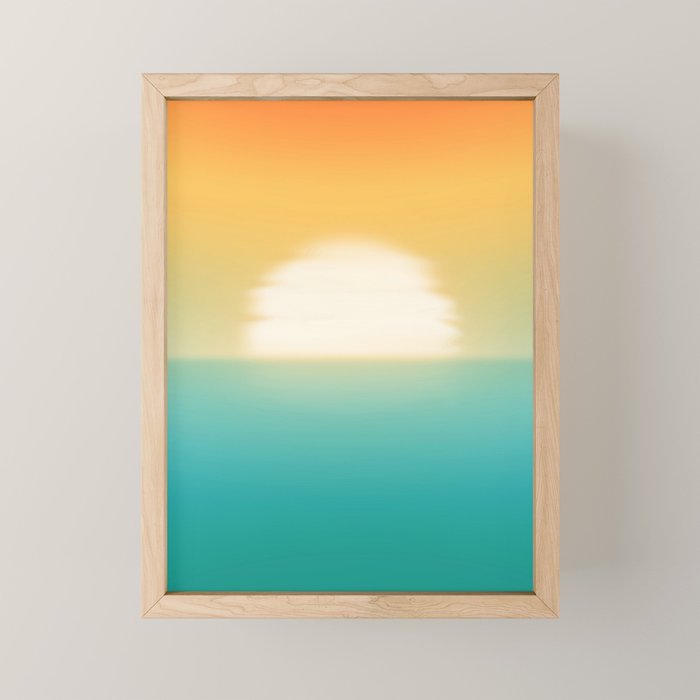 Into the horizon Mini Art Print Gallery Image 1