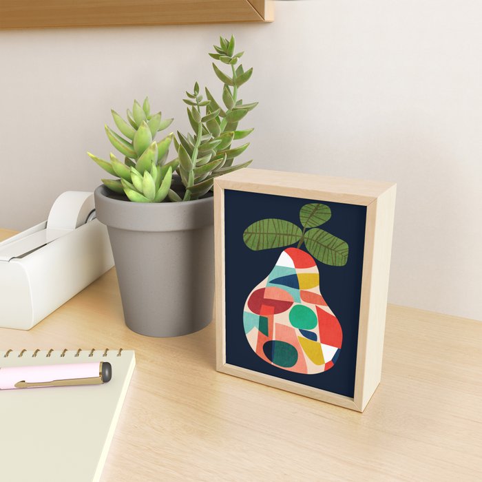 Fresh Pear Mini Art Print Gallery Image 2