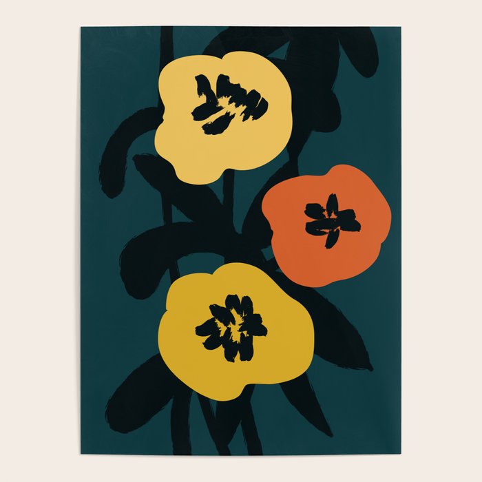 Midnight Flowers Poster Gallery Image 1