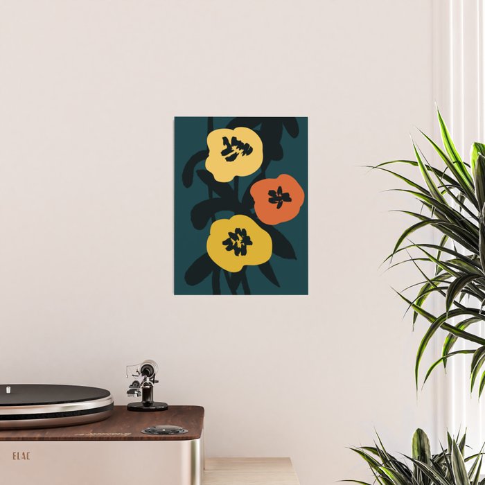 Midnight Flowers Poster Gallery Image 2
