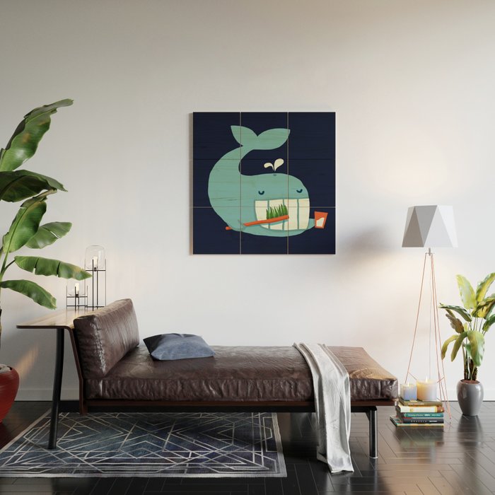 Brush Your Teeth Wood Wall Art Gallery Image 2