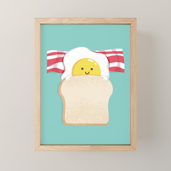 Morning Breakfast Mini Art Print Gallery Image 1