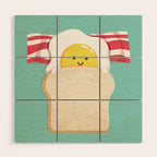 Morning Breakfast Wood Wall Art Gallery Image 1