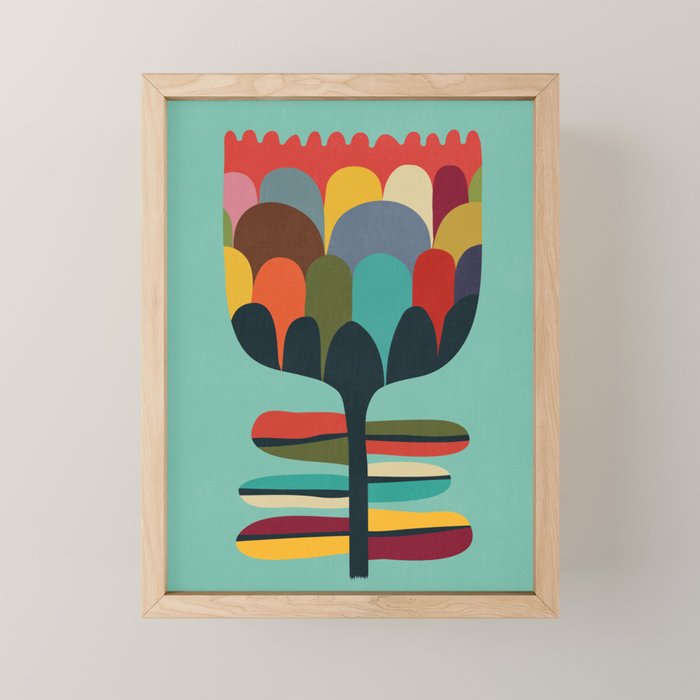 Flower Poet Mini Art Print Gallery Image 1