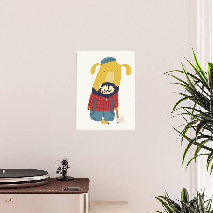 Rugged Roger - the lumberjack Poster Gallery Image 2
