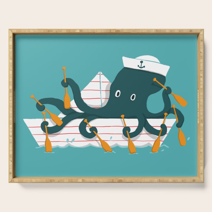 Sailor Octopus Serving Tray Gallery Image 1
